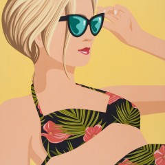 "Sunshine", 48" x 48", acrylic on wood panel