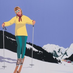 "Winters Beauty", 48" x 48", acrylic on wood panel