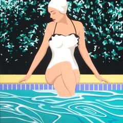 "The Allure of Summer", 48" x 48", Acrylic On Wood Panel